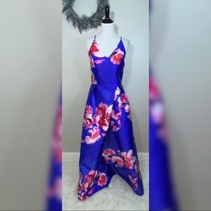 By & By Floral Formal Dress